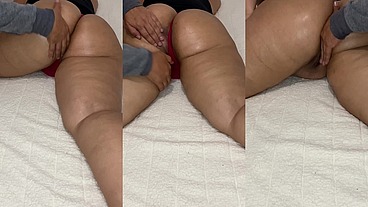 Le fui infiel a mi marido con su hijo. Me da un rico masaje en mi culo grande