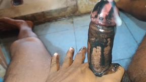 Handjob Cumshot Hard Communication Big Cock