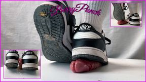 Unaware Dirty Nike Sneakers Cock Trampling And Shoejob - Cockbox - Cock Crush - CBT - Foot Fetish - 1080HD