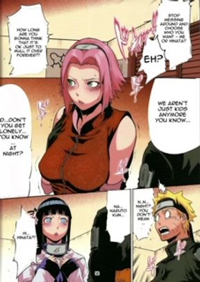 NARUTO - TRY THREESOME WITH SAKURA AND HINATA