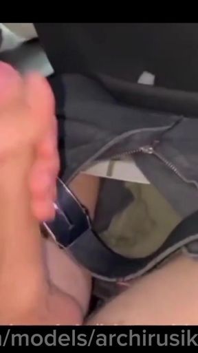 Thrilling moment from &quot;The passenger is jerking off, I&#039;m shocked, and he&#039;s covered my car in cum!&quot;