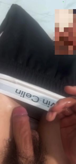 Key moment from "18 year old straight boy gets message from stanger then jerk together online"