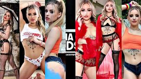 Blonde Big Booty Babe Twerks in Booty Shorts Natural Tits Anna Claire Clouds
