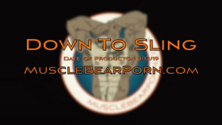 Para, bez gumy, romantyczny, całowanie, lizanie, kutasy, tatuś – Sean Maygers z tatuażem niedźwiedzia ru*chany w dupę, wielki kutas