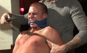 Ruthless bondage anal makes naked male slave reach insane pleasures