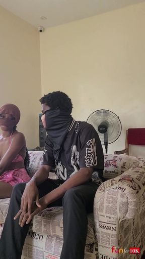 Fucked the Skinny Os at Her Home