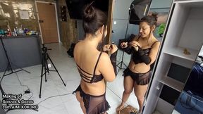 aimi kokoro mostrando toda a safadeza dos bastidores do tigrao pra voces!