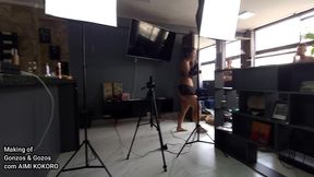 aimi kokoro mostrando toda a safadeza dos bastidores do tigrao pra voces!