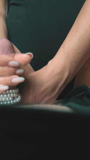 Emotional moment from &quot;I love to stroke my Husbands hard cock&quot;