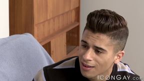 Stud Armond Rizzo and I take turns throat fucking one another before sixty nine