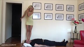 ARIEL - You are a worm under my feet - Trampling, face standing, dick trampling
