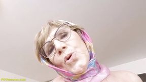 POV with 81 years old grandma