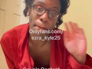 Black Fem Male strips and teases for you. Couples content on twitter: or X @FemboyEzraKyle