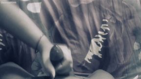 I wetted my cock with my stepmother's saliva and had sex with her beautiful pussy