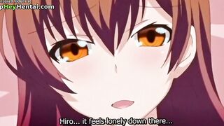 Hentai busty college girl getting massive cumshot