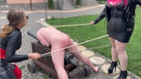 Hard medieval caning trio - Mistress Zeida, Empress CatastroV, Mistress Selina