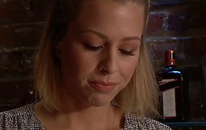 Bar owner fucks blonde inspector in bdsm