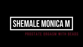 Shemale Monica M - Prostate Orgams with beads