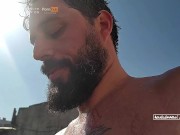 TEASER | Hose bath in the backyard leaves cock cumshot wet