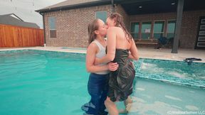 Camille and Tiffany have a Hot Wetlook Date