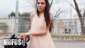 Arian Joy's glistening pussy collides with Jordi's big cock