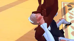 Seductive Maid Tempts Interviewer in Hot Anal Tryst – Sims 4 Hentai Action