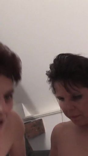 Three Horny Mature Women Get Reverse Gangbanged by One Lucky Dude!