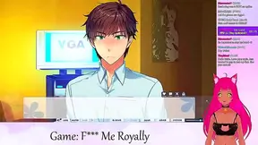 LewdNeko VTuber Enjoys Intense Anime Kissing & Livestream Sex Play