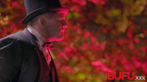 BUFU XXX  Blonde sexy witch is penetrated so deeply so she flew away