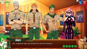 Friends Camp Episode 52 – Russian Voiced Gay Anime Game Adventure