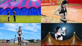 Unstable Potion Giantess I Grow and Shrink Again and Again Circus Goddess