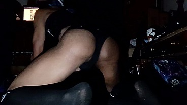 Mika Kawaiii's Bubble Booty Stretches With Big Rainbow Dildo