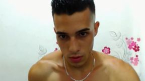 Latino Model Richaard Plays with His Dick