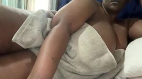 Horny MILF Towel Tease