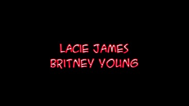 Britney Young And Lacie James Threesome Blowjob On Will Powers Big Cock