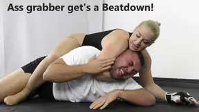 Ass grabber gets a beatdown