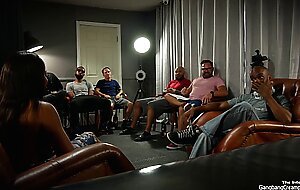 La La Fucks 5 guys and eats cum!