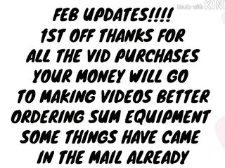 UPDATE CLIPS FOR FEB AND GREATER QUANTITY INFO THANK SEE FULL VID PLEASE
