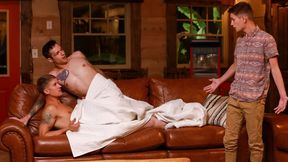 Horny Trevor Harris and Jayden Marcos Get Wild in Prone Gaping Scene - NextDoor Films