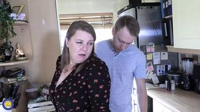 Stepmother's insatiable thirst for taboo pleasure is finally quenched by eager young stud