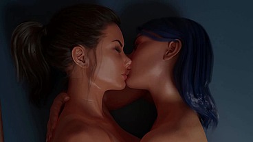 A Loving Sex Scene with a Dick Girl - Tribu