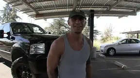 Long penetrated cooter of brunette teeny twat looks tiny full of cumshot