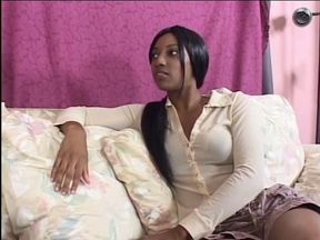 Couple of pretty black lezbo gitls are playing with various dildos