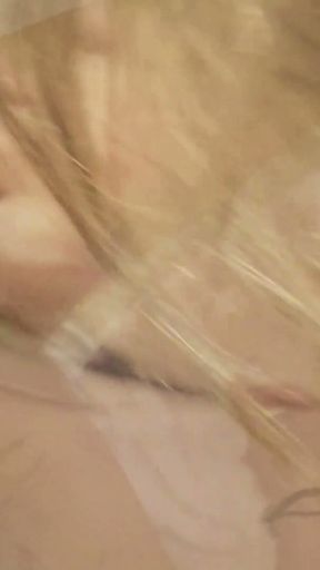 Beautiful Blonde Long Haired Stepsister Sucks My Big Dick And Let Me Cum deep Inside Her Pussy   Clip 3