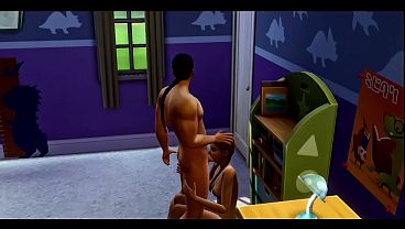 It melts and looks content Sims 4