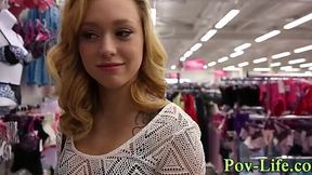 Cute Teen Gets Filled in Interracial POV Action