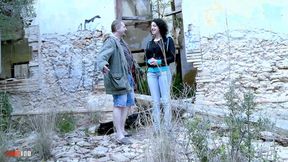 Raw Outdoor anal&#x1F44C; sex with Lyne Marie, a stunning ethnic teen