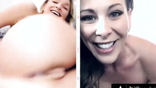 MOMMYSGIRL Thirsty Emma Hix And Stepmom Cherie DeVille Share Their Dripping Snatch On Cam