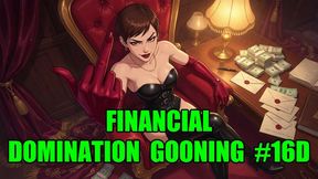 Financial Domination Gooning #16D: Goddess Gaze Empire Drain (Animated, Music, Text)