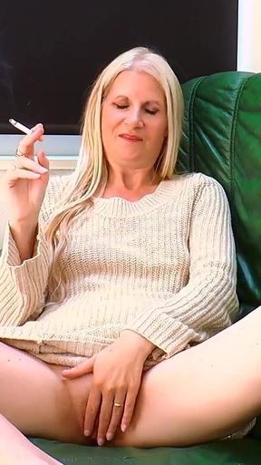 Stepmom Teaches You to Smoke Like a Man